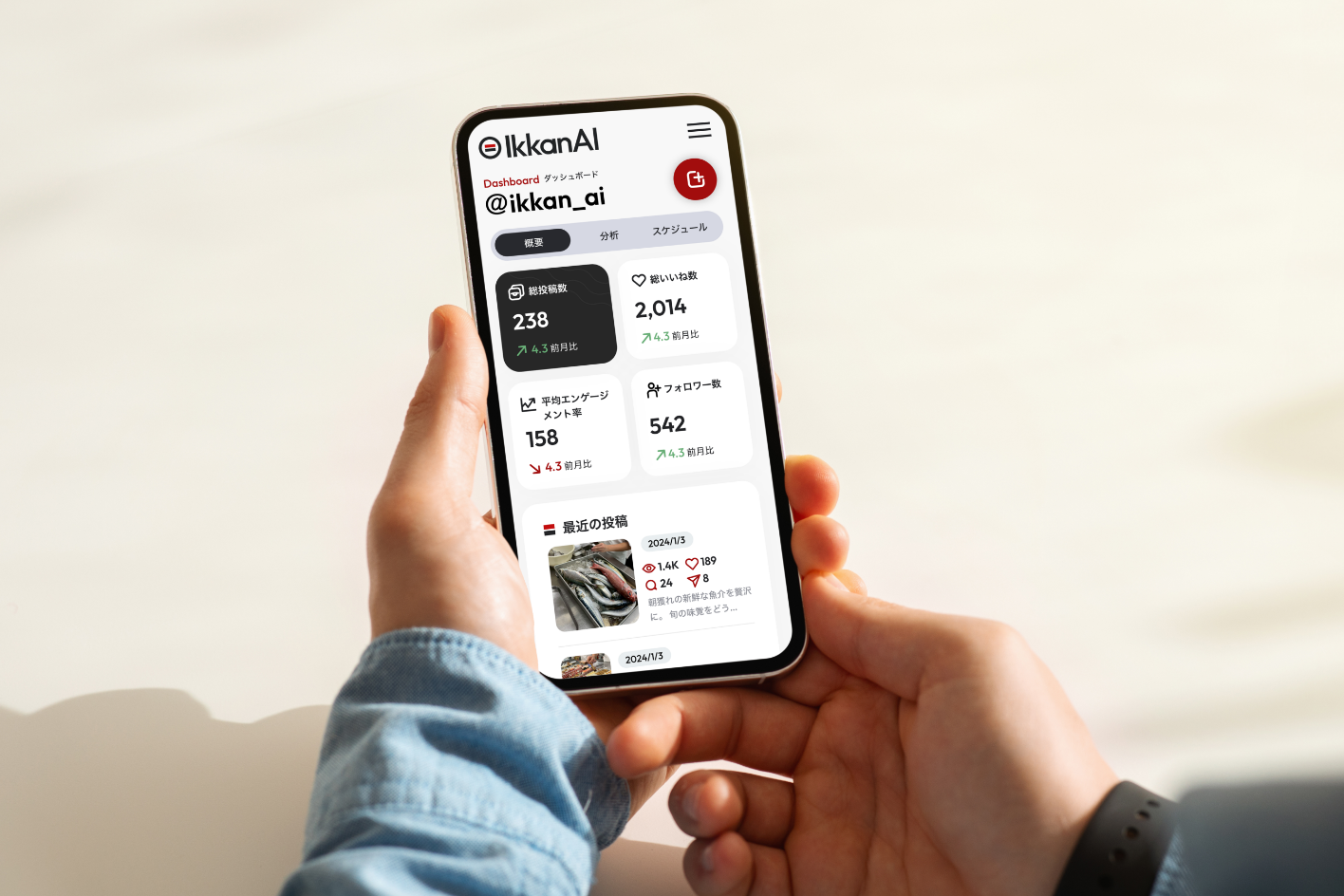 IkkanAI ダッシュボード
